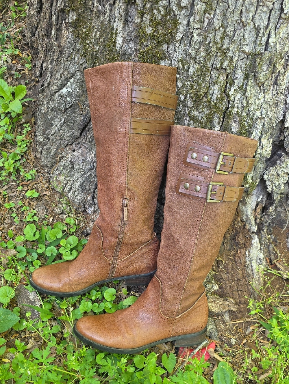 Brown Tall Riding Boots - Classic Women's Knee-High Boots